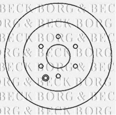 BORG & BECK bbd4770 -  Тормозной диск